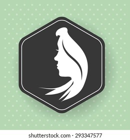 Hair Salon digital design, vector illustration eps 10.