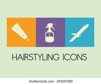 Hair Salon digital design, vector illustration eps 10.