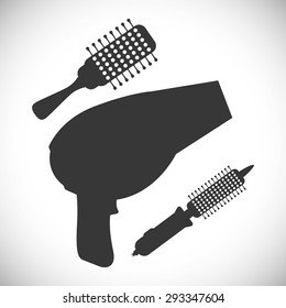 Hair Salon digital design, vector illustration eps 10.