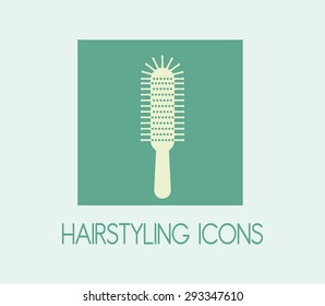Hair Salon digital design, vector illustration eps 10.
