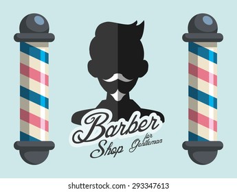 Hair Salon digital design, vector illustration eps 10.