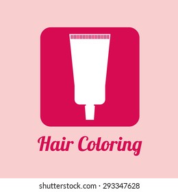 Hair Salon digital design, vector illustration eps 10.