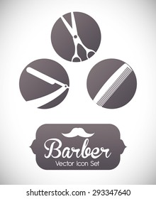 Hair Salon digital design, vector illustration eps 10.