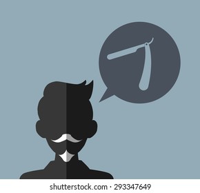 Hair Salon digital design, vector illustration eps 10.