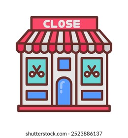 Hair Salon Filled Icons , Vector illustration