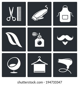 Hair Salon Icon Set