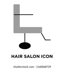Hair salon icon vector isolated on white background, Hair salon transparent sign