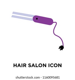 Hair salon icon vector isolated on white background, Hair salon transparent sign