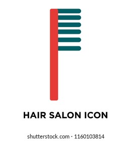Hair salon icon vector isolated on white background, Hair salon transparent sign
