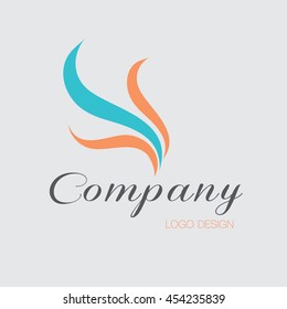 Hair Salon Logo, cosmetics,spa, icon vector illustration
