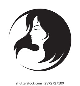 Hair and salon logo images illustration design