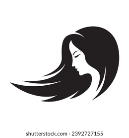 Hair and salon logo images illustration design