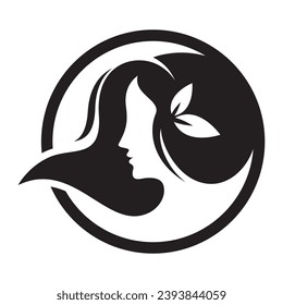 Hair and salon logo images illustration design