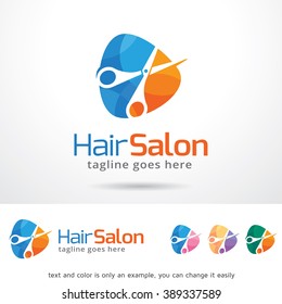 Hair Salon Logo Template Design Vector 