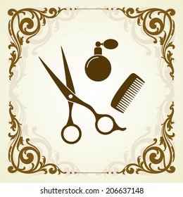 Hair salon symbol