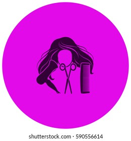 Hair salon vector  icon