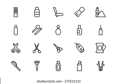 Hair Salon Vector Icons - Vol 4