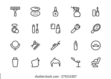 Hair Salon Vector Icons - Vol 2