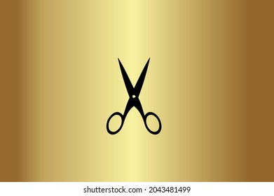 Hair Saloon Basic and elegant minimal artistic design initial based Icon logo-vector