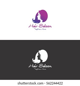 Hair Saloon Logo in Vector