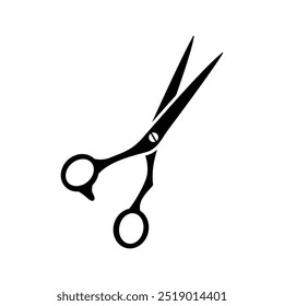 Hair scissors flat vector icon design. Hair scissors symbol design and clip art