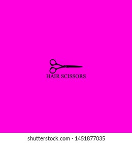 hair scissors icon sign signifier vector