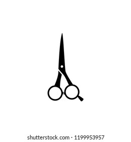 hair scissors icon vector