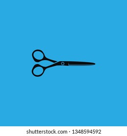 hair scissors icon vector