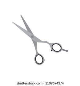 Hair scissors icon, vector illustration design. Barbershop objects collection.