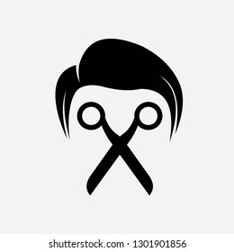 Hair and Scissors vector