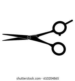 Hair scissors vector icon