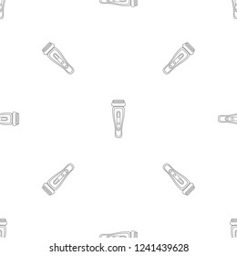 Hair shaver pattern seamless vector repeat geometric for any web design