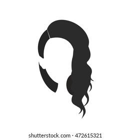 Hair silhouette nr. 42