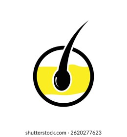 hair skin logo icon illustration flat