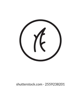 Hair Split Ends icon Outline vector for web ui