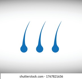 Hair split ends icon vector illustration