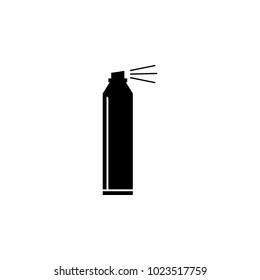 hair spray icon. Element of barber shop for advertising signs, mobile concept and web apps. Icon for website design and development, app development. Premium icon on white background