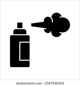 Hair Spray icon. Monochrome simple Barber Shop icon for templates, vector illustration on white background