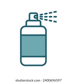 hair spray icon vector design template simple and clean