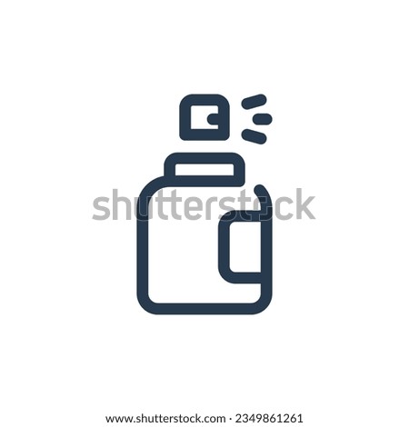 Hair spray for styling vector icon
