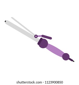 Hair straighten icon. Vector illustration. EPS 10.