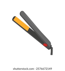 Hair Straightener, Cosmetics Vector Illustration Isolated