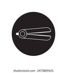 Hair Straightener icon vector symbol design