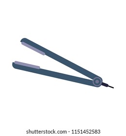 Hair straightener. Vector illustration. EPS 10.