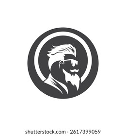 Hair Style Cut Icon Vector Illustration