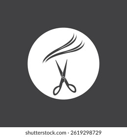 Hair Style Cut Icon Vector Illustration
