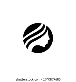 hair style and fashion logo
