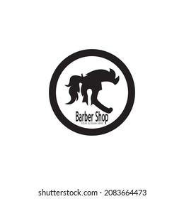 Hair style icon and symbol vector template illustration