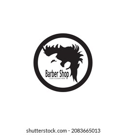 Hair style icon and symbol vector template illustration