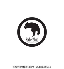 Hair style icon and symbol vector template illustration